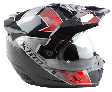 Klim Krios Pro Helmet - Spectrum Black - Fiery Red